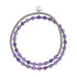 Amethyst x White Gold | Boho Gem Wrap